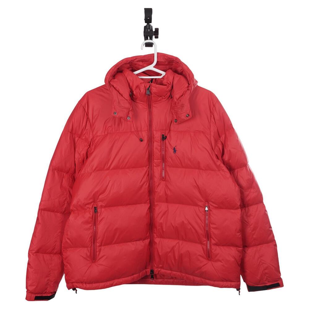 NWOT Polo Ralph Lauren El Cap Jacket 2XB Red Down Puffer Full Zip Hooded